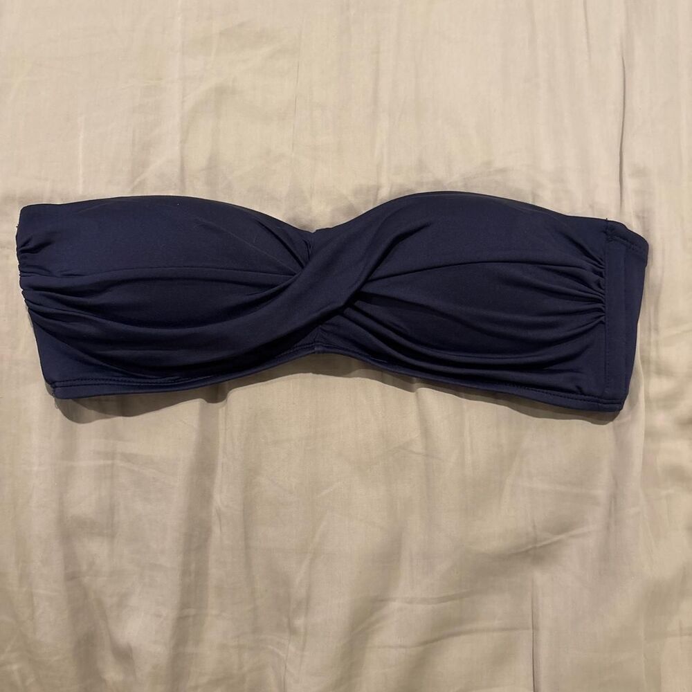 Unbranded Women's Navy and Blue Bikini-and-tankini-tops